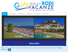 Tablet Screenshot of isoladirodivacanze.com